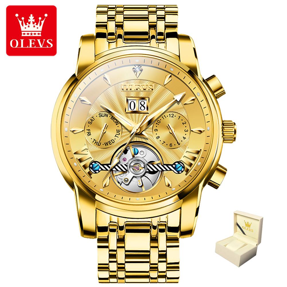 Die neue Top-Herrenuhr Tusso Flying Wheel, vollautomatische mechanische Uhr, multifunktionale Herrenuhr