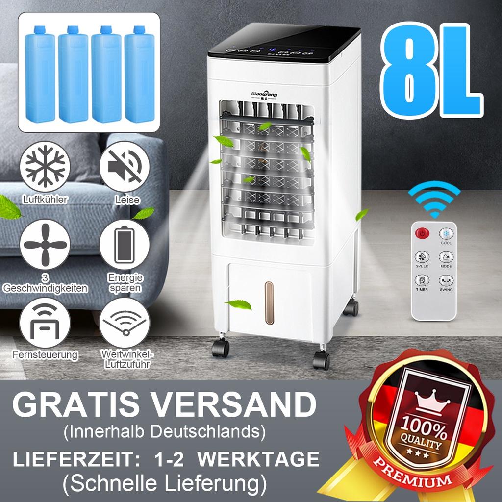220V 50HZ Klimaanlage Ventilator Kühler Ventilator Eis Luftbefeuchter Leistungsstarke Kühlung Klimaanlage Wind Sommer Chiller Cool +4 Stück Eiskristall