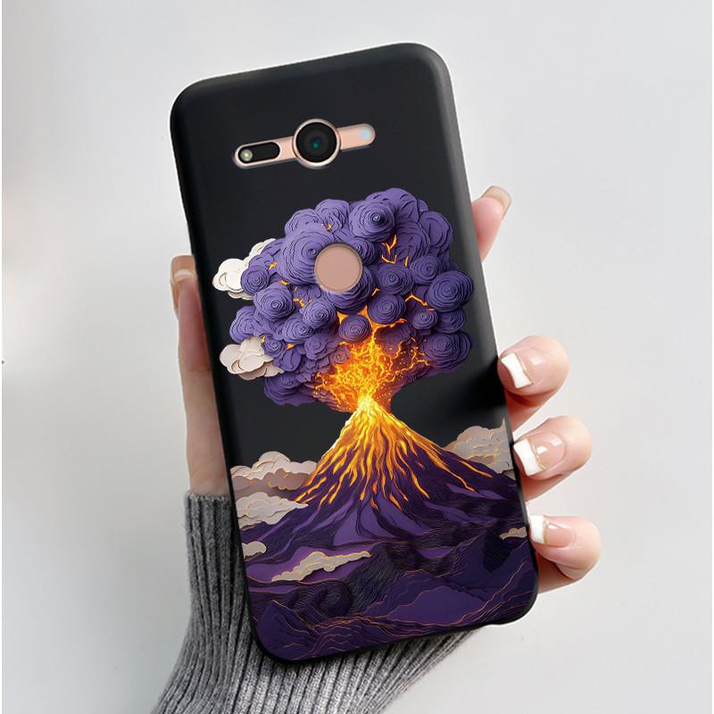 Für Sony Xperia XZ2 Compact H8324 H8314 Hülle Ästhetisch Mode Niedliche Katze Cartoon Stoßfest Schwarz Silikon Weich Schlank Rückseite Abdeckung Sony H8324 H8314