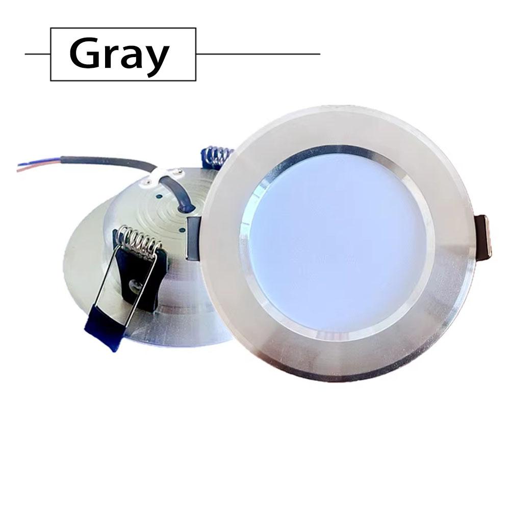 AC85V-265V LED Einbaustrahler Spot 5W 7W 9W 12W 15W 18W 20W Eingelassen in LED Decken-Einbaustrahler Licht Kalt Warmweiß Lampe Gray Shell 15W warm weiße