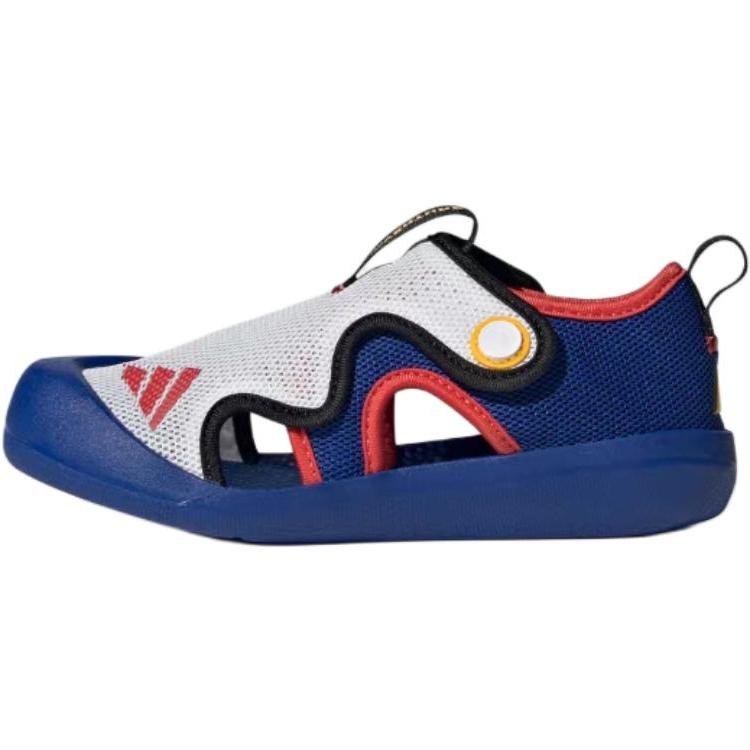 Adidas Altaventure 3 Vielseitig Bequem Rutschfest Langlebig Low-Top Kinder Sandalen Kinder Sandalen Blau Weiß JQ2277 28