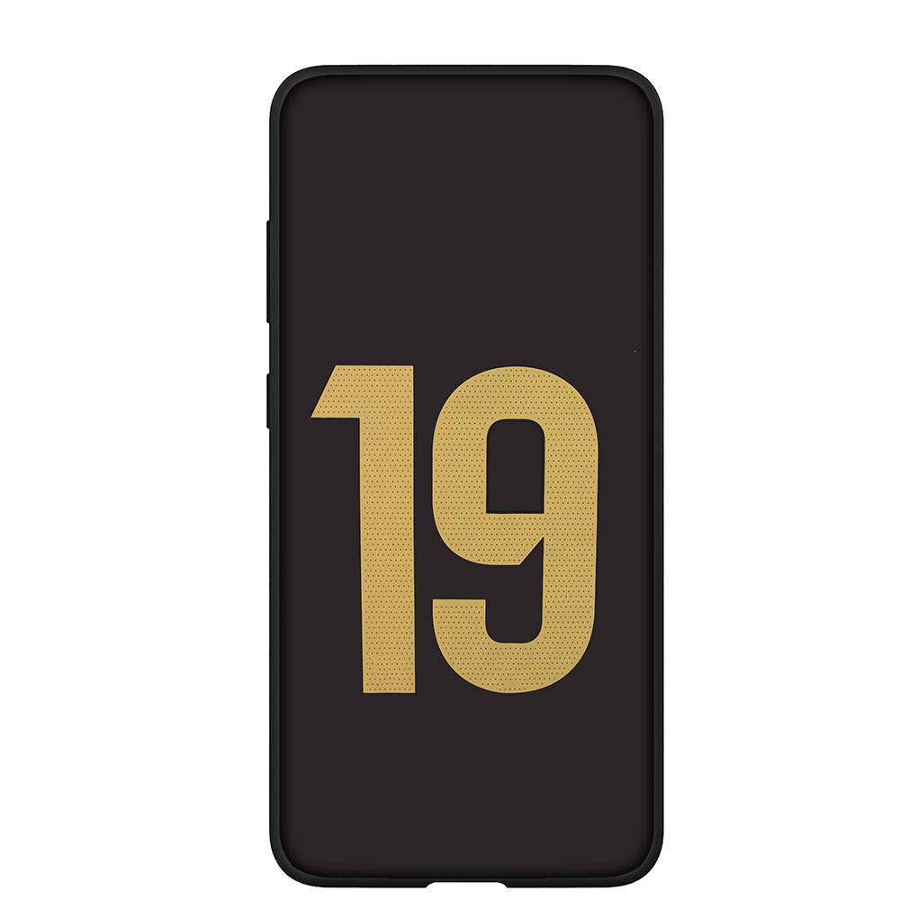 für iPhone 16 15 X XR Samsung Galaxy S24 S23 Plus Xiaomi Redmi Note 13 12 11 Pro Max 14 OPPO Huawei Cover Fußball Sport NO19 Fußball NO 19 Handyhülle for Samsung Galaxy S10 rehbraun