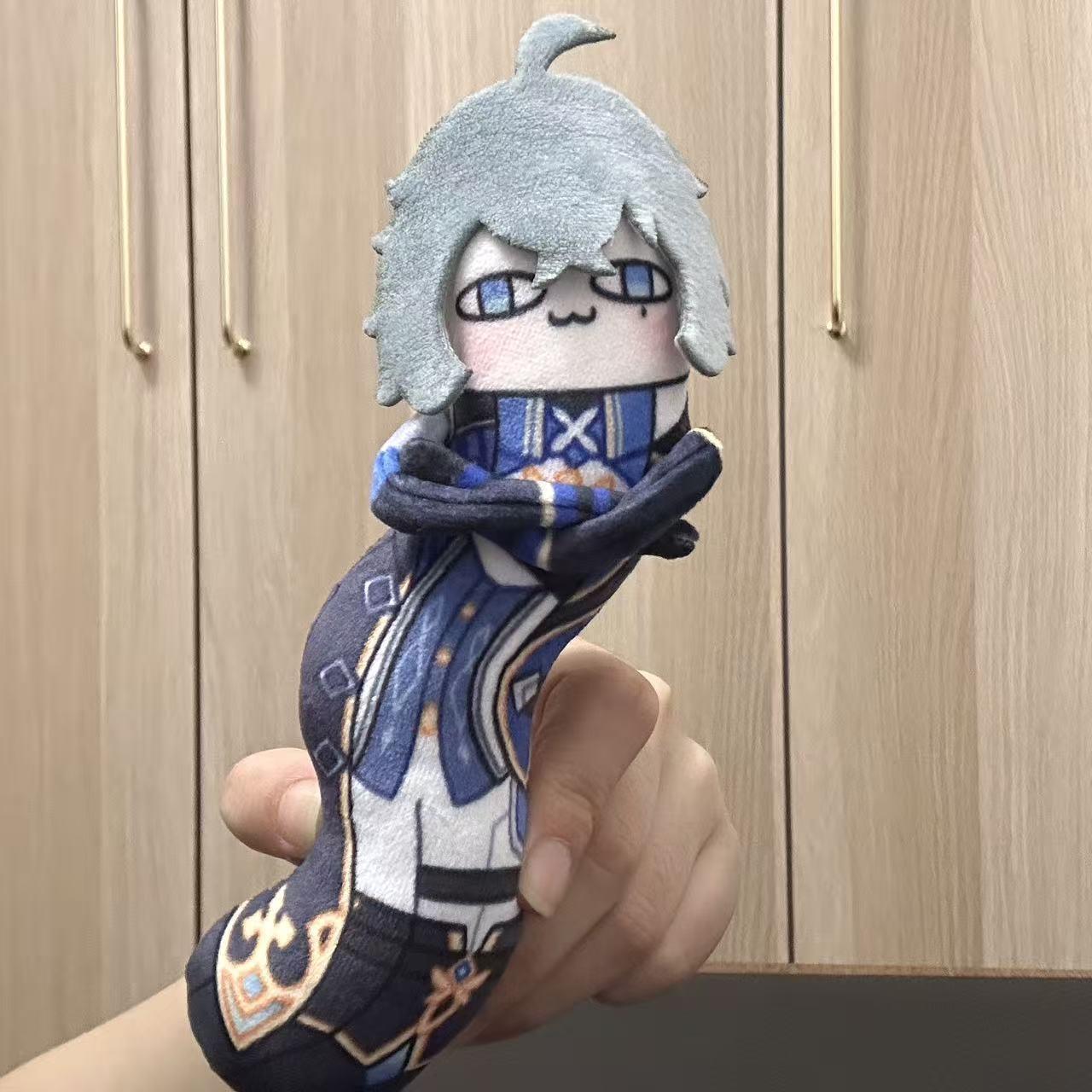 18cm Lustige Genshin Impact Lohen Plüschtiere Kuscheltiere Lohen Plüschpuppen Rucksack Dekorative Anhänger Schlüsselanhänger Geburtstags-Weihnachtsgeschenke