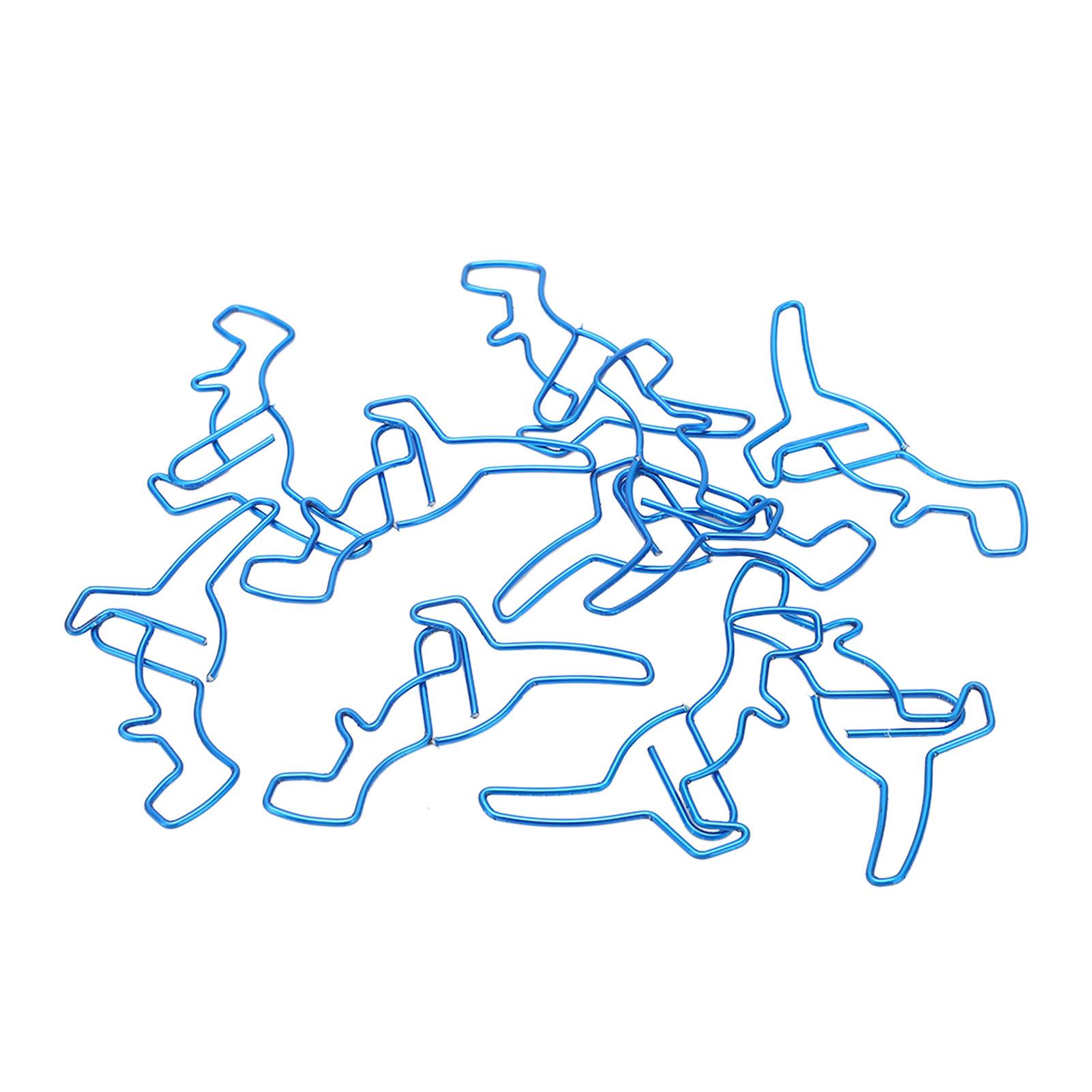 100 Stück Lustige Büroklammern Innovativer Lichtechter Galvanisierungsprozess Niedliche Büroklammern für Büro