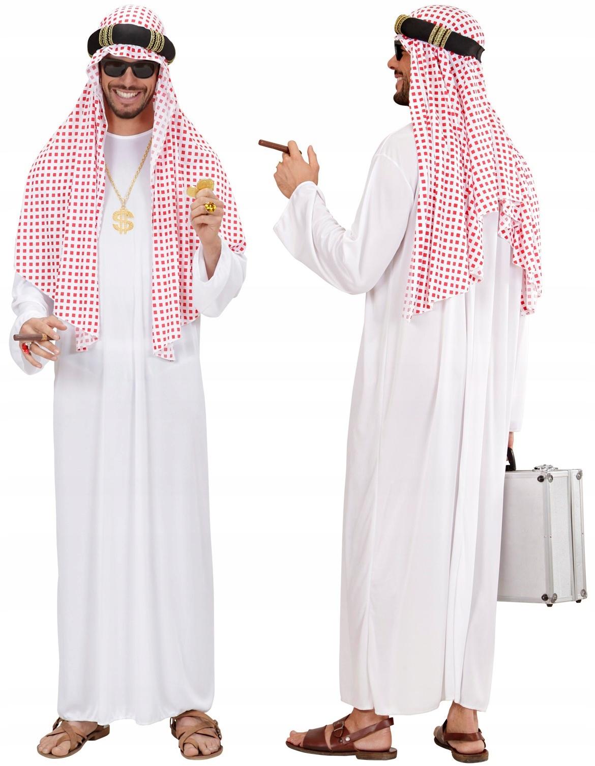 Kostüm Scheich Öl Scheich Arabischer Prinz Arab Reicher Mann Karneval Ball, XXL