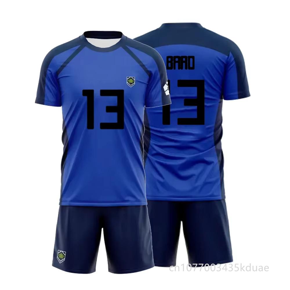Anime Blue Lock Isagi Yoichi Fußballtrikot T-Shirt Shorts 2-teilige Sets Cosplay Hyoma Chigiri Herren Anzüge Kinder Sportbekleidung 4XL