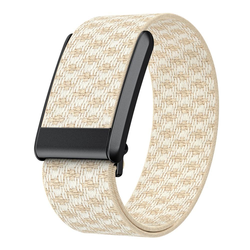 Neues Kaschmir-Fitnessband, dehnbar, atmungsaktiv, Sportarmband, verstellbar, wasserdicht, Tracker-Gurt für Whoop 4.0, Damen und Herren silber