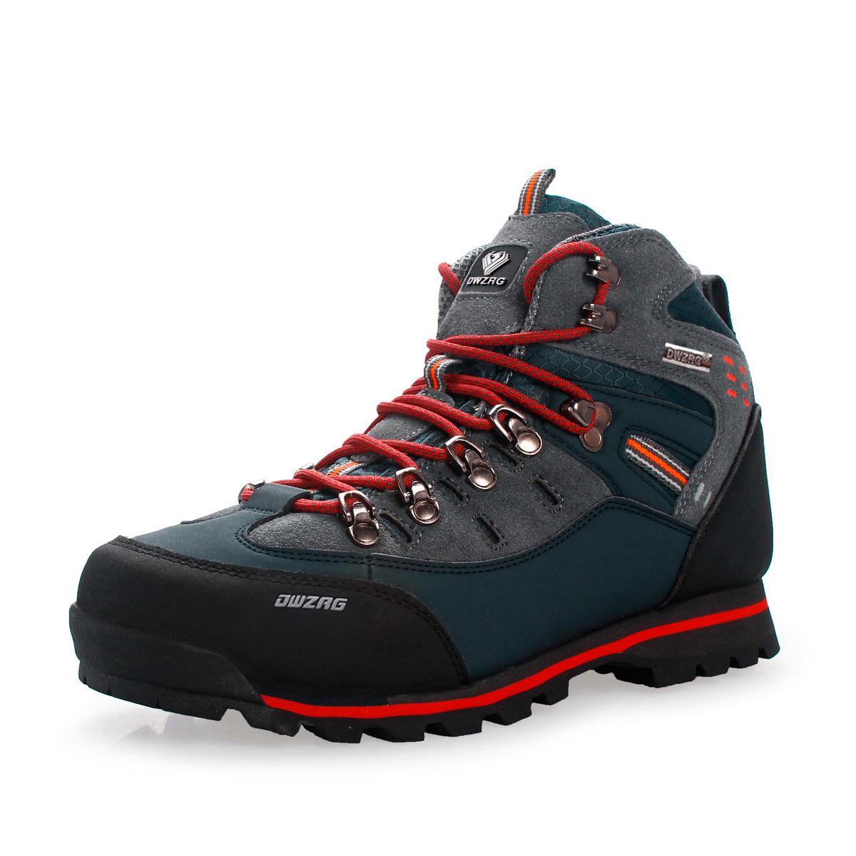 Mode Unisex Wanderschuhe Herren Winter Bergsteigen Trekkingstiefel Top Qualität Outdoor Mode Lässige Schneestiefel Übergröße 47 46 blau