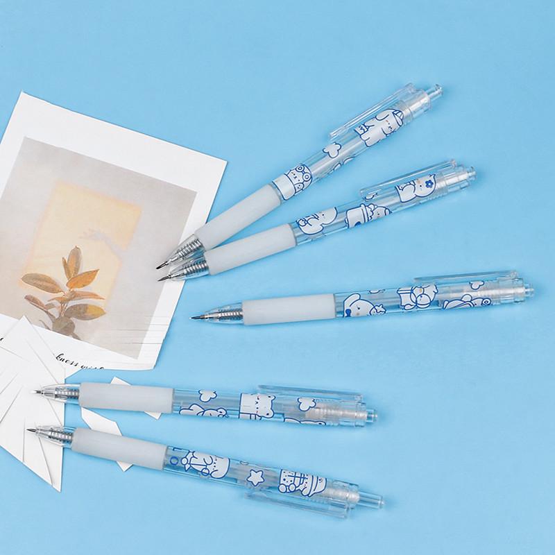 1 Stück Presse Cartoon Bär Kunst Allzweckmesser Stiftmesser Papierschneidewerkzeug Bastelwerkzeuge Präzisionsaufkleberschneider Schulbedarf 5Pcs