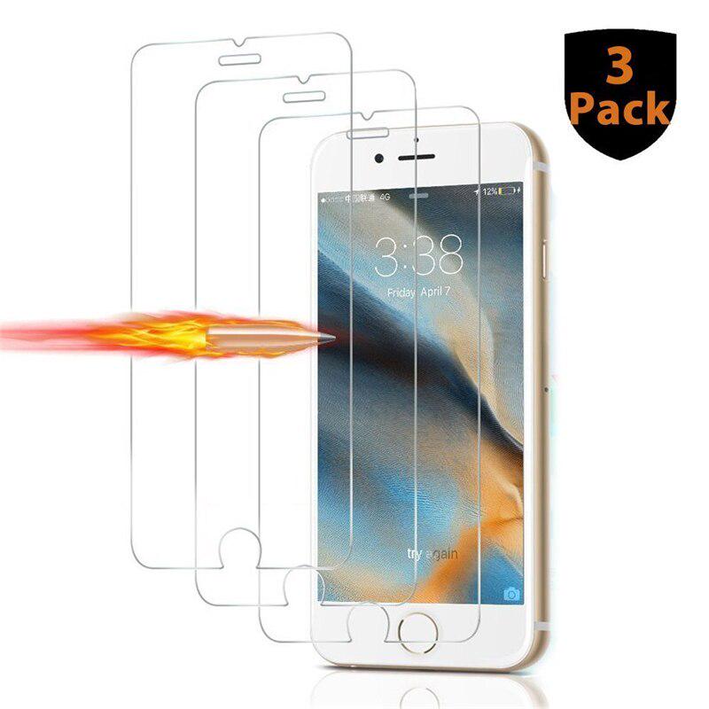 3PCS Sicherheitsglas für iPhone SE Glas Displayschutzfolie auf dem neuen iPhone SE 2020 Hartglas SE2 SE 2 Film iPhone SE 2020 reinfarbig