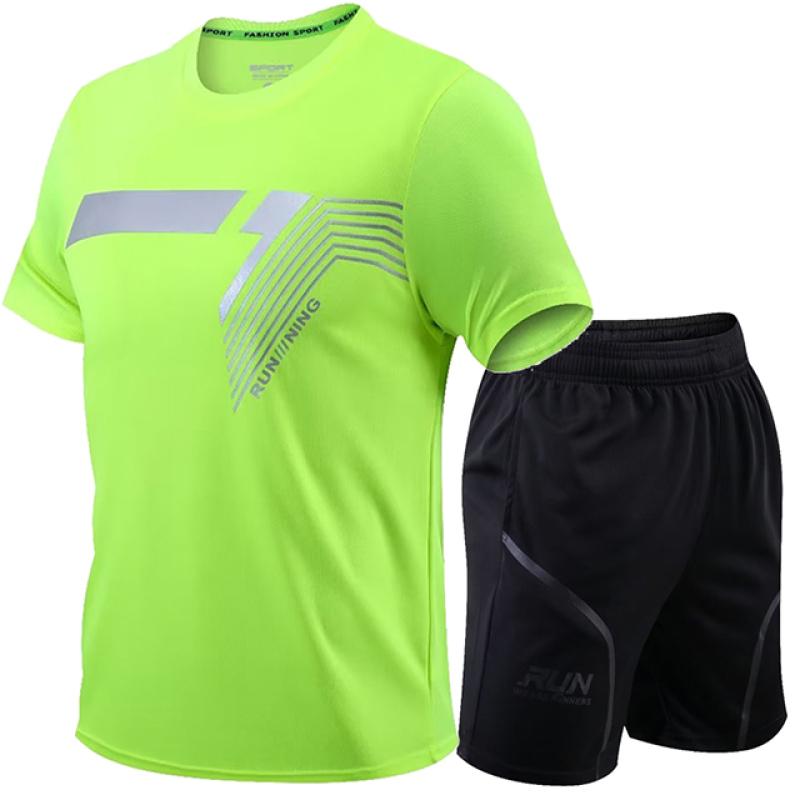 2 Teile/satz Männer der Trainingsanzug Gym Fitness badminton Sport Anzug Kleidung Laufen Jogging Sport Tragen Übung Workout set sportswear 5XL