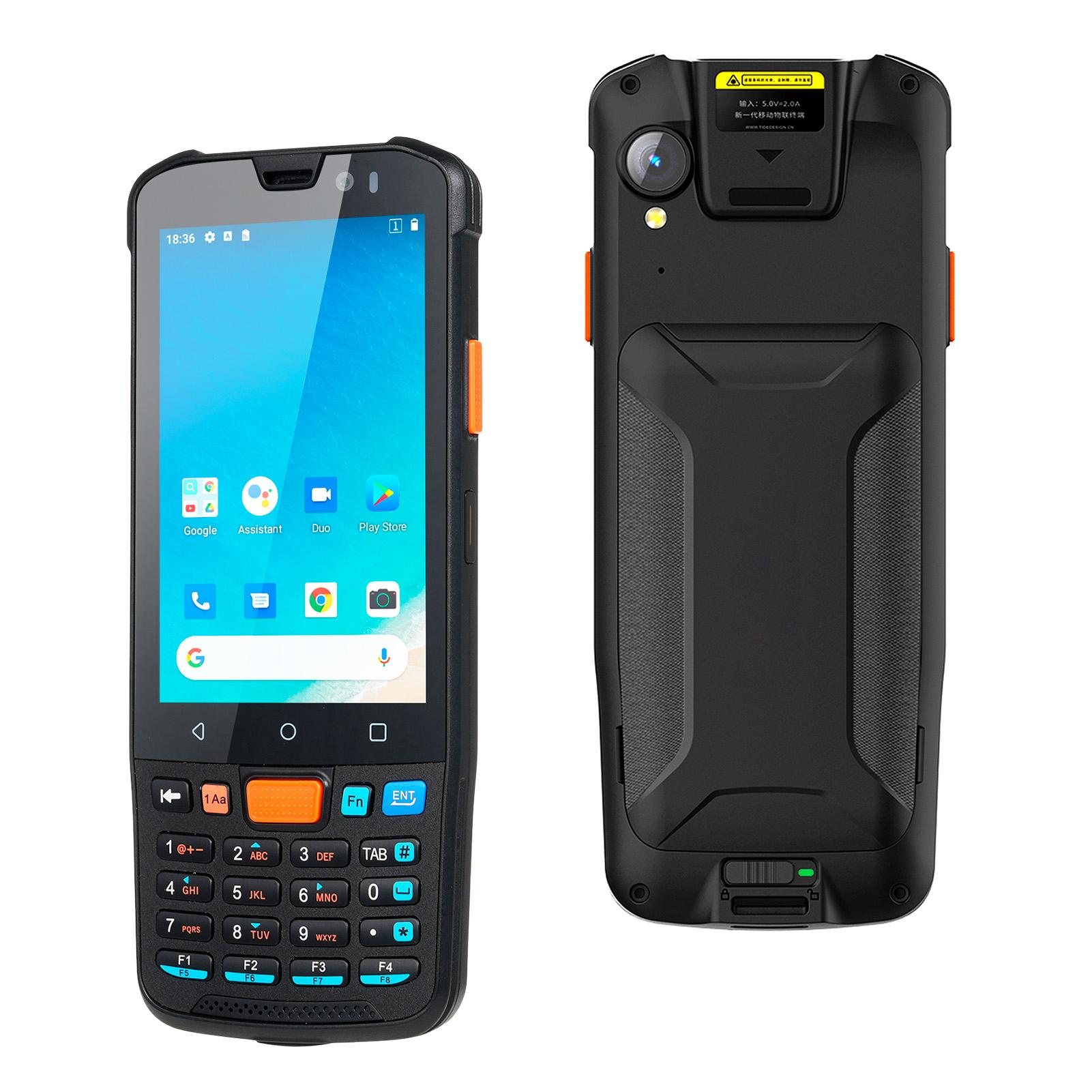 Bisofice KP36 Android 11.0 Handheld Mobile PDA Terminal Maschine Daten Sammler Inventar Maschine Domestic Eurasian version schwarz