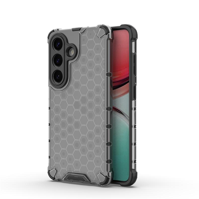 Transparente Handyhülle für Samsung Galaxy S26 Honeycomb Armor Rückschale für Samsung S26Plus S26 Ultra Hülle für Samsung S26 Hülle For Samsung S26 schwarz