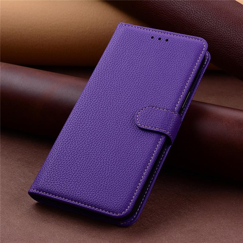 Flip Leder Brieftasche Fall Abdeckung Auf Für Honor 7A 7C 5A 6A 8A 8S 9A 9S 9X 10X 10 9 Lite 20 Huawei Y5 Y6 Y7 Prime Mate 20 P40 P30 P9 Lite Mini Telefon Fall Huawei Mate 20 Lite dunkelviolette