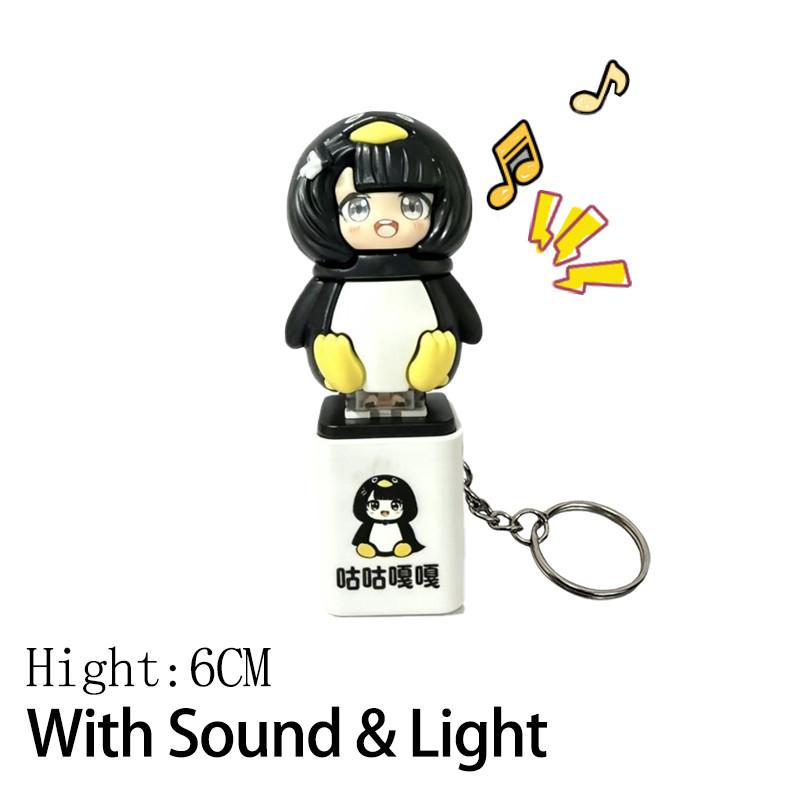 Gugaga Pinguin Goo Goo Gaga Pinguin Schlüsselanhänger Kawaii Pinguin Geschenke Anhänger Schlüsselanhänger Anime Schlüsselanhänger Schlüsselkappe Geschenke Anime Geschenke black