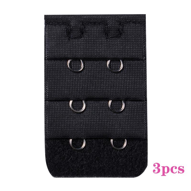 3/PCS BH-Verlängerung Dessous Strap Extender Ersatz Damen Accessoires mit 3 Haken Bar Extender Schnalle Verlängerung Dessous One size