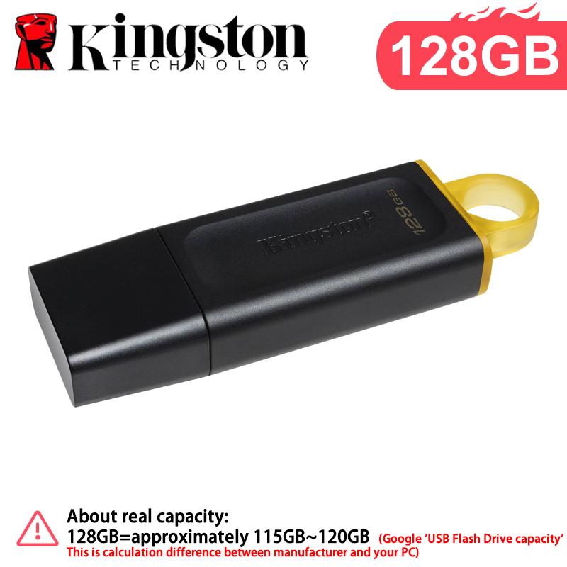 Kingston 128GB USB 3.2 Flash-Disk 64GB 256GB High Speed DTX USB 3.2 Gen 1 USB-Stick USB-Flash-Laufwerk Speichergeräte Schlüssel Memory Stick 3.0 DataTraveler ·128GB