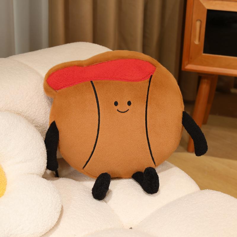 Süßes Sport-Basketball-Stofftier Flauschige Basketball-Stoffpuppe Weiches Basketballkissen Kawaii Ballspiele Sofa Dekokissen 45cm