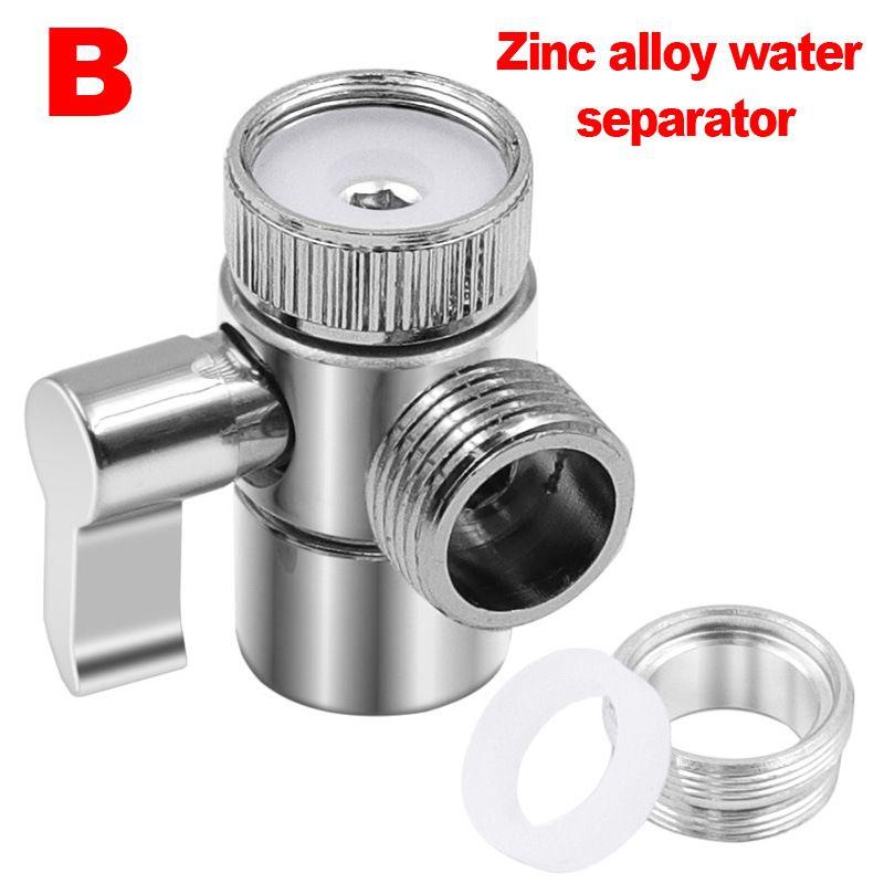 Zweiwege-Wasserhahnanschluss für Toilette, Bidet, Dusche, Küchenarmatur-Adapter, Badezimmer-Spülbecken-Splitter, Umstellventil, Wasserhahn, Küchenzubehör