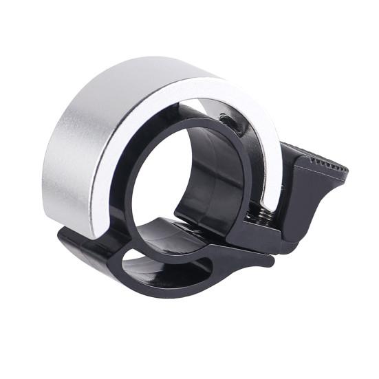 Fahrradklingel, leicht, 90 dB, klarer, lauter Ton, universell, für MTB, Straße, Berg, Klapprad, Lenker, Alarmglocke, Fahrradzubehör silber