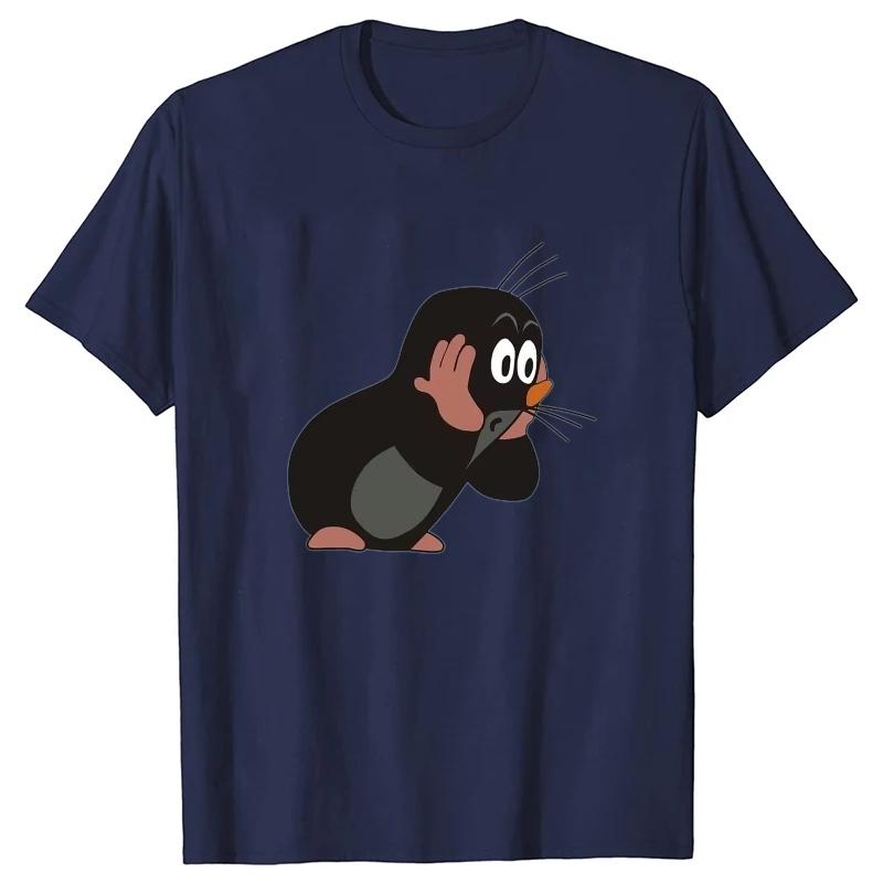 Herren T-Shirt Krtek Cartoon Die Geschichte eines Maulwurfs Sommer Tops T-Shirt Neuheit T-Shirt Damen Hohe Qualität Lässig Druck T-Shirt XL