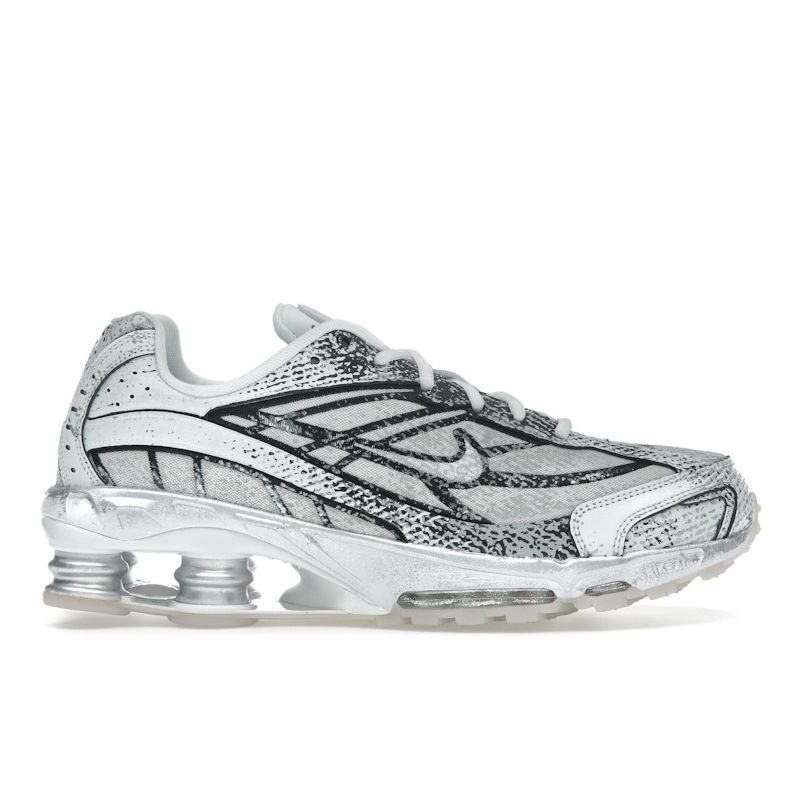 Nike Herren Shox Ride 2 Metallic Platinum Unisex Sneaker Grau Weiß Schwarz IB8174-100 40