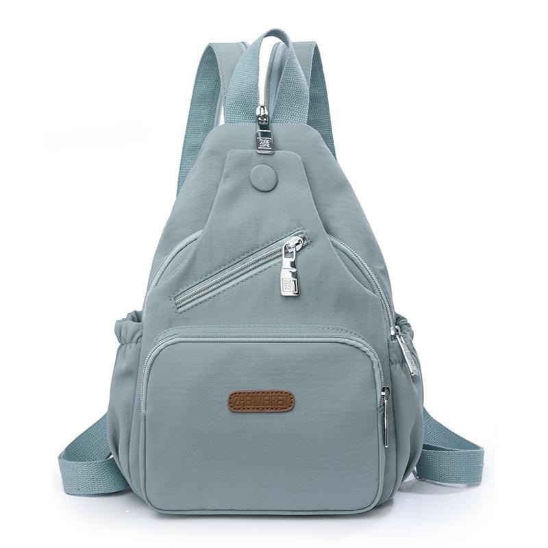Multifunktionaler Rucksack Damen Outdoor Brusttasche Reise Rucksack mit großer Kapazität blau