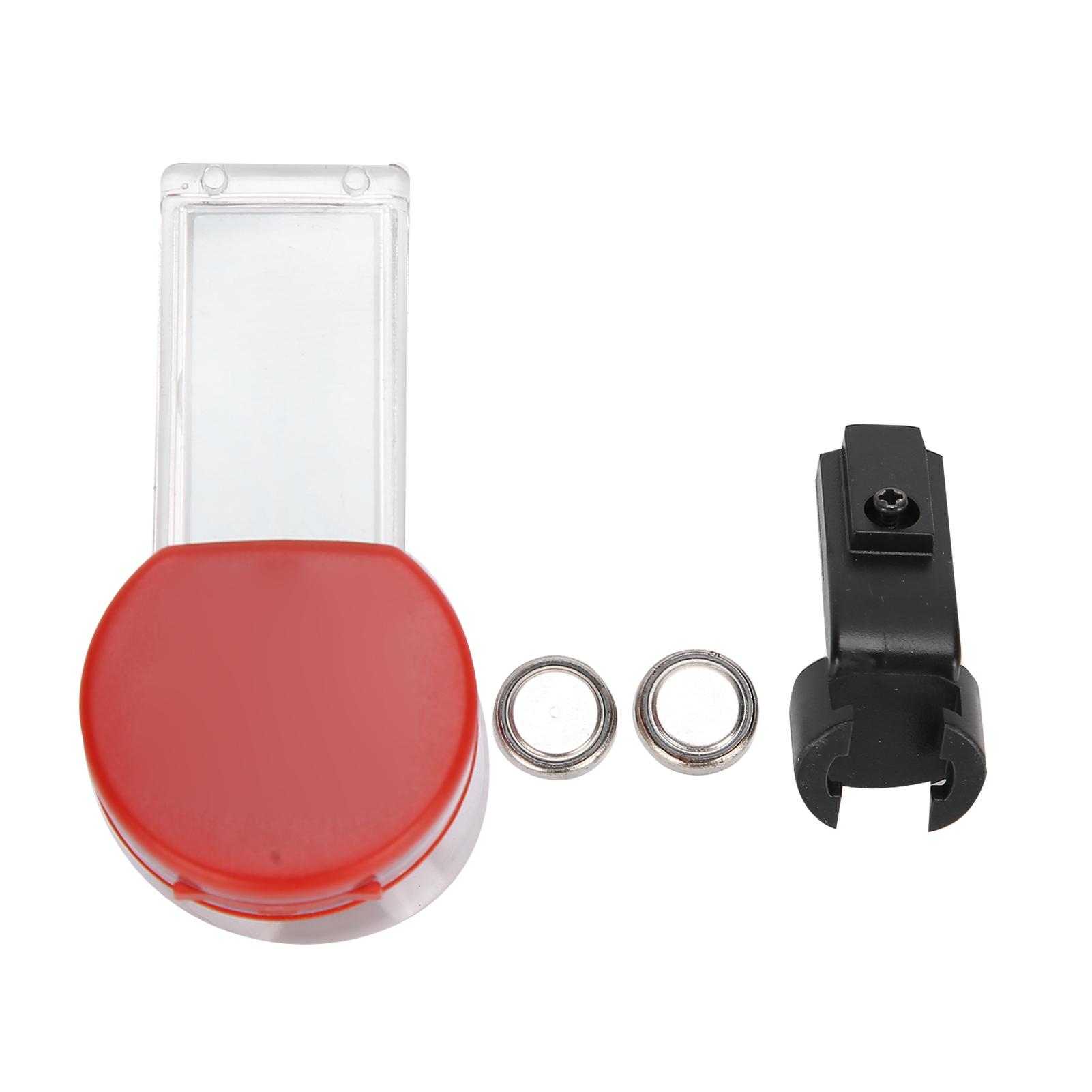 Reptilien Terrarium Thermometer Hygrometer Digitalanzeige Haustierbecken TemperaturmesserRot rot