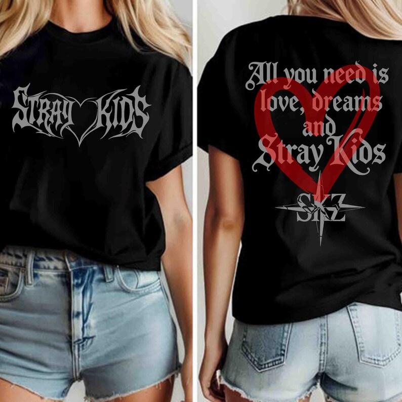 Stray Kids Do It T-Shirt, Stray Kids Skz Vintage Musik T-Shirt, Stray Kids Dominate World Tour T-Shirt, Skzoo Stray Kids T-Shirt, Kpop Grafik T-Shirt M