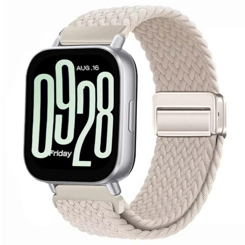 Magnetisches Nylonarmband für Redmi Watch 5 Active Smartwatch-Armband Geflochtenes Armband Armband für Xiaomi Redmi 5 Lite Zubehör Redmi Watch 5 Lite gray
