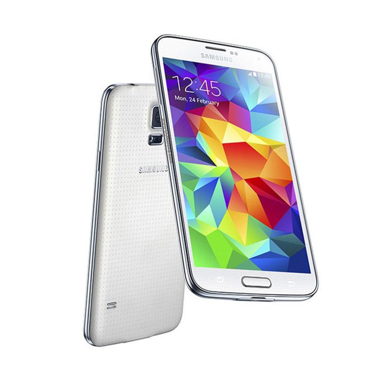 95% neu Aufgearbeitet Samsung Original Samsung Galaxy S5 G900F 4G 16MP 2GB RAM 16GB ROM Fingerabdruck Mobiltelefon simple set weiß