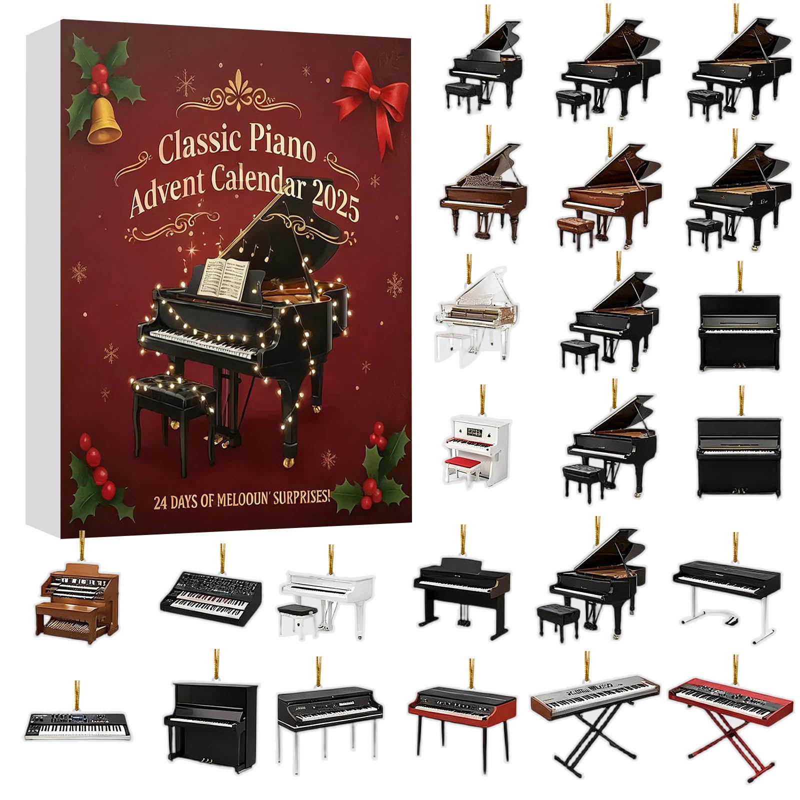 Adventskalender enthält 24 Geschenke, süßer Figuren-Puppen-Adventskalender, Countdown-Kalender mit Überraschungsspielzeug, Sammelfiguren als Geschenk für Kinder One Size black