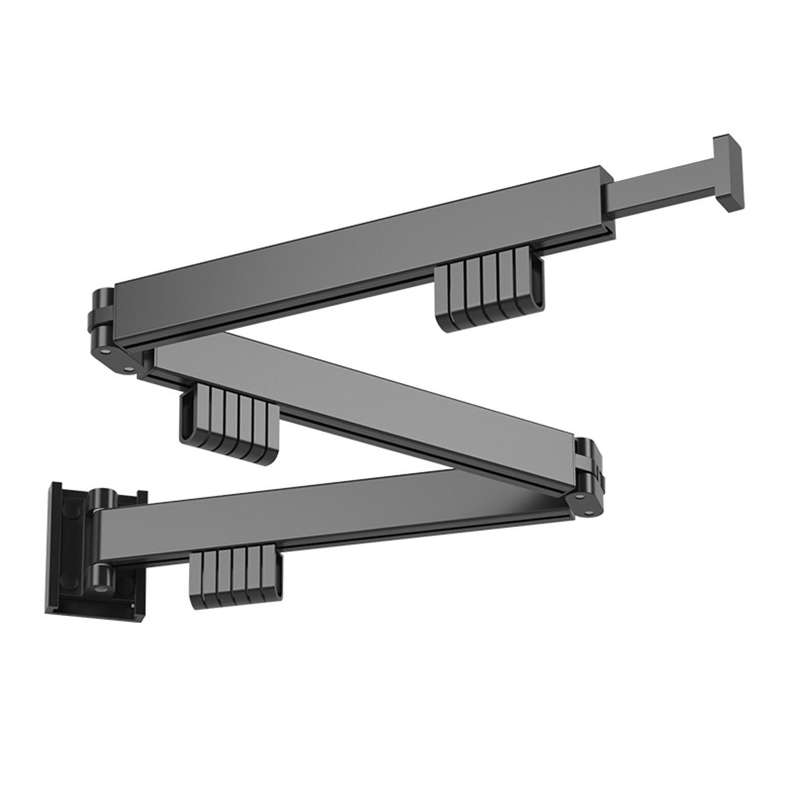 An der Wand montierter Wäscheständer, platzsparender Wäscheständer, Teleskop-Wäscheständer