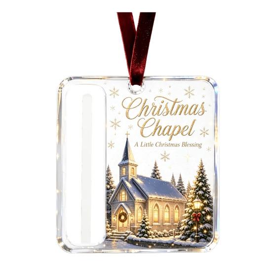 Personalisierter Bargeldgeschenk-Ständer Weihnachts-Halter-Schmuckstück, Benutzerdefinierter Acryl-Geldclip für Feiertags-Dekorationsanhänger Baumschmuck, Einzigartiges Hänge- L