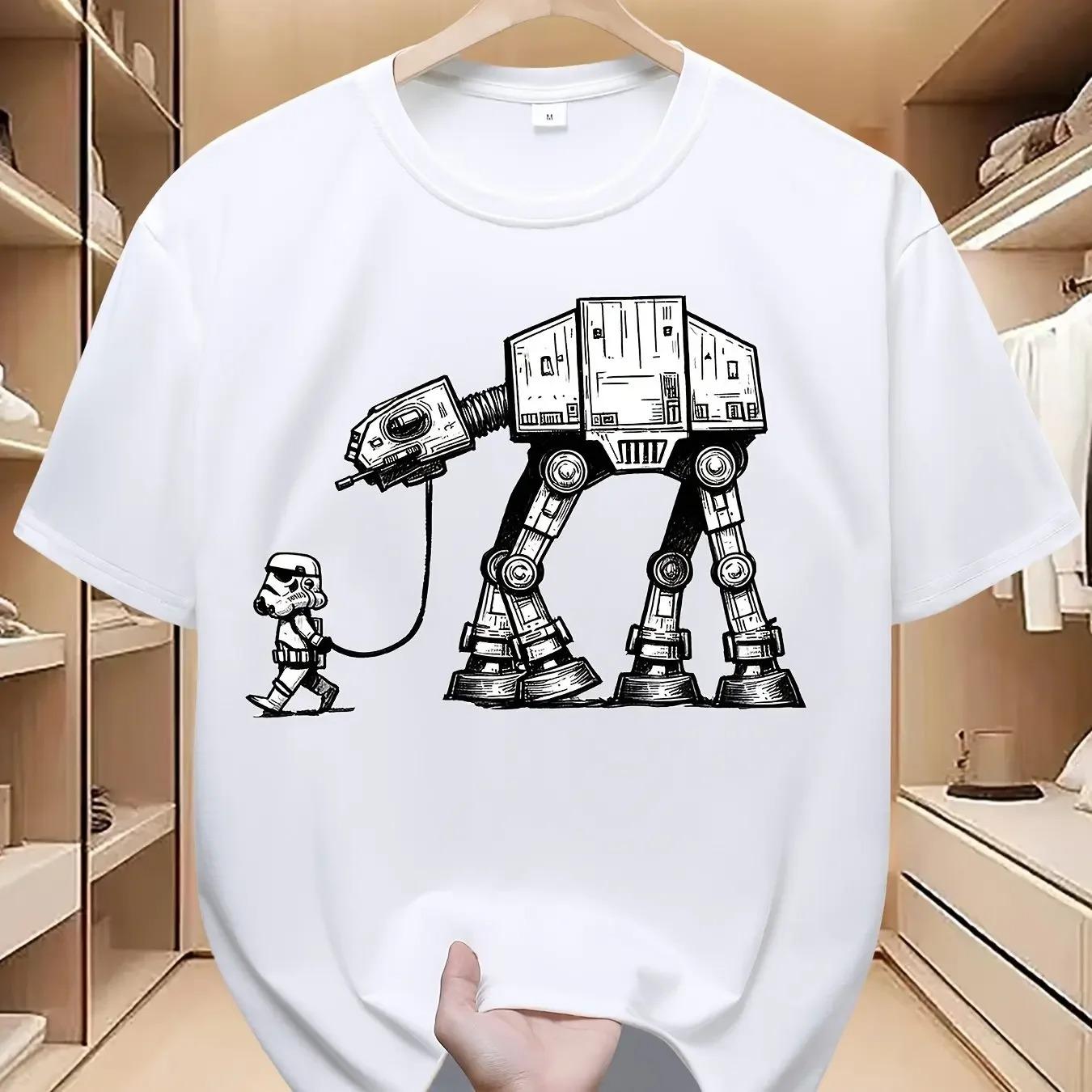 STAR WARS Offizieller AT-AT Walker Vintage Star Wars Herren Damen T-Shirts Tee Tops Kinder Erwachsene Eltern Kind T-Shirts XXXL beige