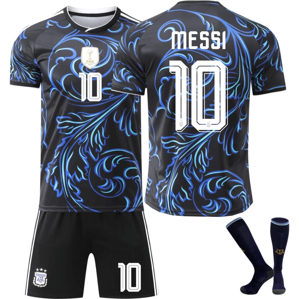 2026 FIFA Fussball-Weltmeisterschaft Argentinien Auswärtsfußballtrikot für Kinder und Erwachsene MESSI #10 XXXL