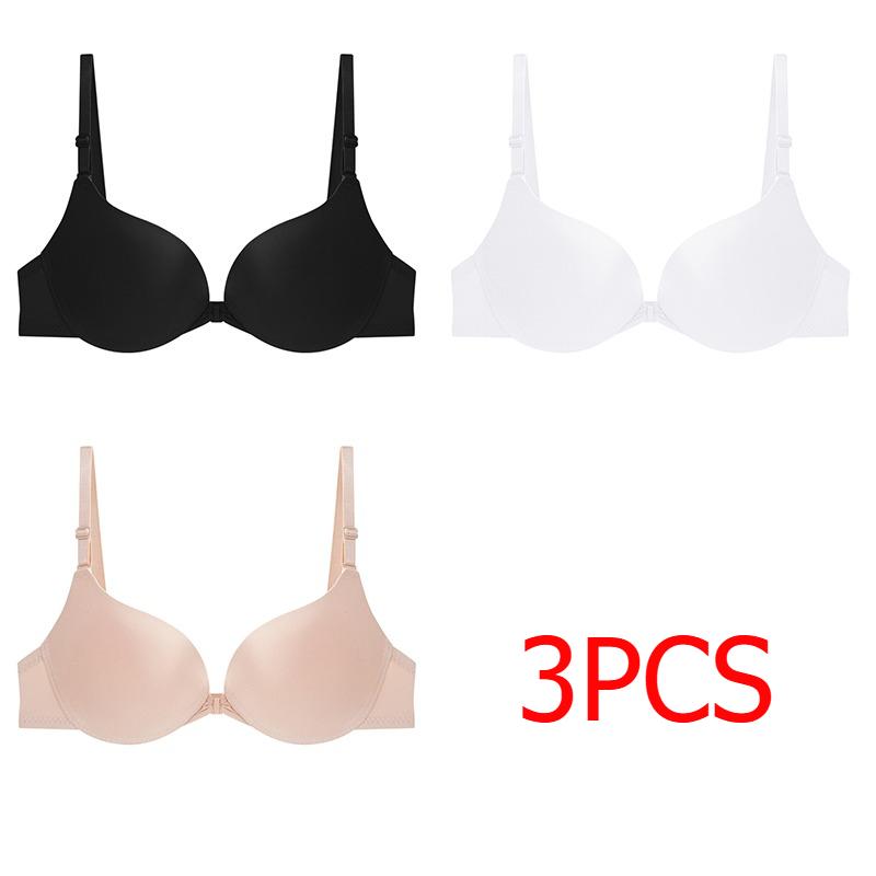 Damen-BHs mit verstellbarer Schnalle, kleine Körbchen, nahtlose Push-Up-Unterwäsche, Schönheits-Rücken-BHs 38/85AB