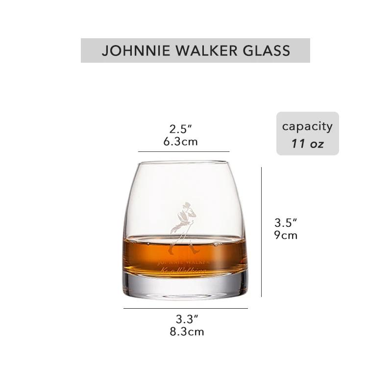 Johnnie Walker 10oz Whiskeygläser Premium Rocks Gläser für Scotch Bourbon Likör Wodka Whiskey Trinkgläser 360ml white