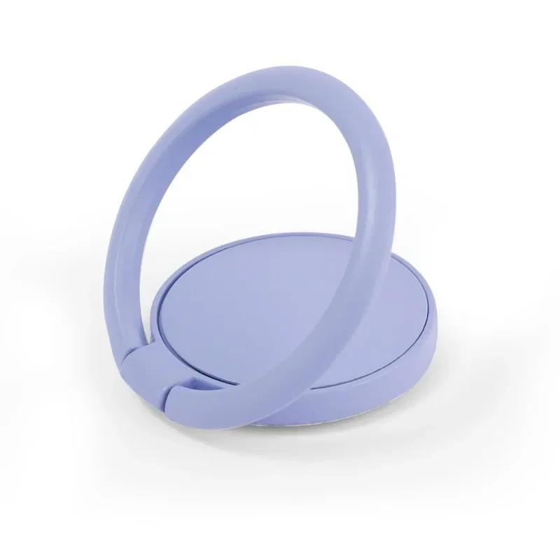 Universal-Fingerringhalter-Ständer für iPhone Samsung Xiaomi Mobiltelefon Luxus 360 ° Rotation Telefonrückseiten-Aufkleberhalter grau