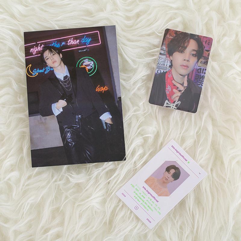 54 Stück Nicht-repetitive Bts Fotokarten Lomo Karten 2022 Tischkalender Geschenk Sammlung für Bts Fans JIMIN