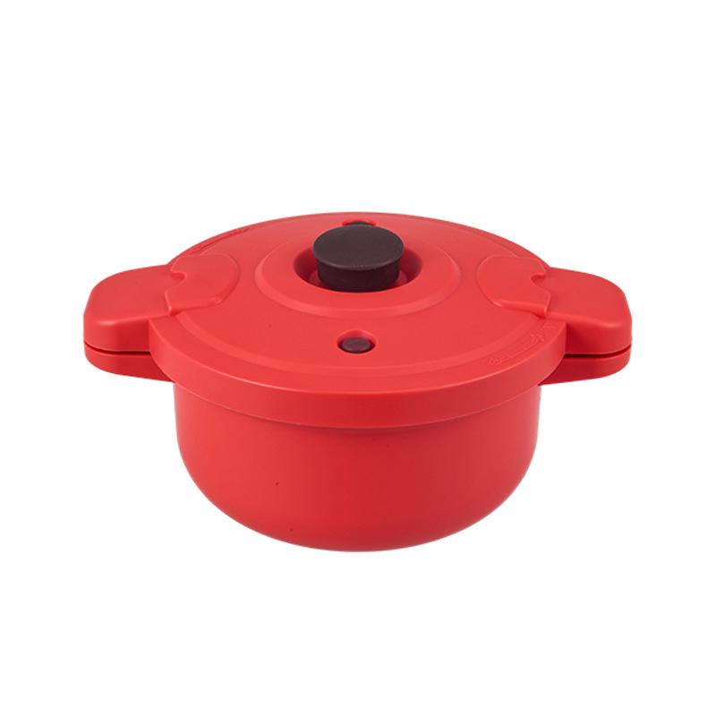 Tragbarer Mikrowellen-Reiskocher und Dampfgarer für den Bürogebrauch