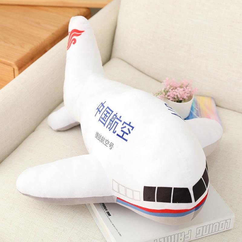 40cm-80cm Simulation Lustiges Flugzeug Plüsch Stofftiere Weiche Cartoon Flugzeug Puppe Nickerchen Kissen Heimdeko Jungen Geburtstagsgeschenke 60cm
