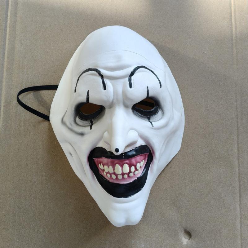 Terrifier Maske Seelenstehlender Clown Maske Horror Weihnachten Clown cos Töten Maske Mask only white