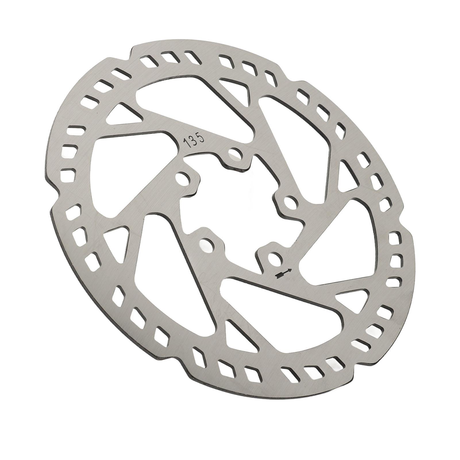 Elektroroller Bremsscheibe 135mm Bremsrotor Edelstahl Einfache Installation Elektroroller Teile