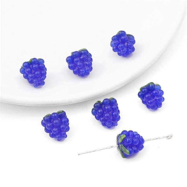 1Pc Glasur Trauben Perlen Anhänger Charms für Schmuck Machen Armband Halskette Diy Ohrringe Lose perlen Glas Zubehör