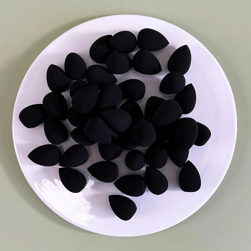1/5/10Pcs Foundation Make-Up Schwamm Set Cosmetic Puff Creme Concealer Pulver Trocken und Nass Make Up Blender Frauen Make Up Zubehör 1PCS schwarz