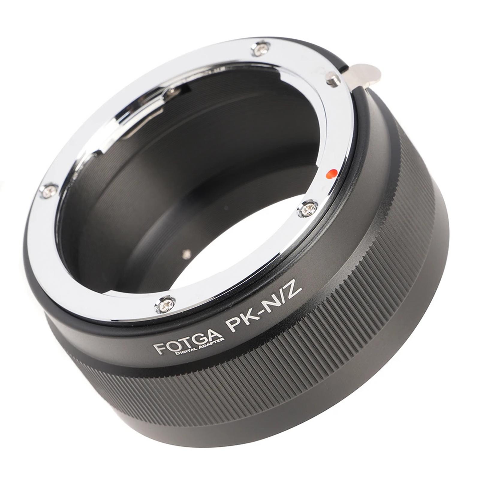 FOTGA Hohe Präzision Objektiv Mount Adapter Ring Aluminium Legierung Ersatz für Pentax K-Mount Objektiv schwarz