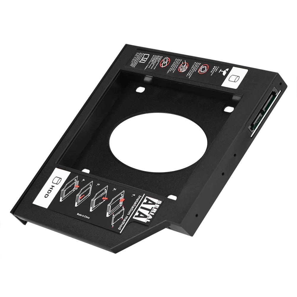 2,5  SATA HDD SSD Gehäuse Festplatte Bay Caddy Optische DVD Adapter für Laptop 12,7mm