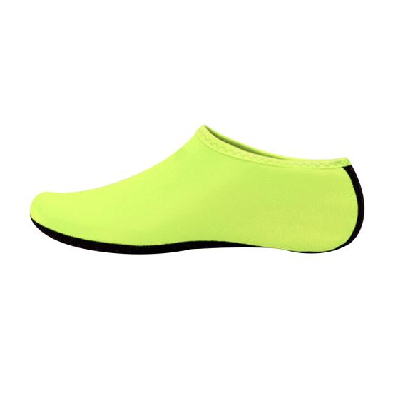 Sommer Strand Tauchen Sport Scuba Socken rutschfeste Barfußschutz Hautschuhe (Bitte bestellen Sie eine Nummer größer als üblich) 39-41 fluoreszierende grün