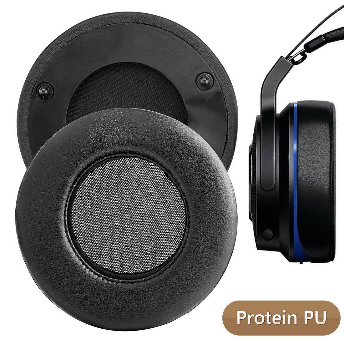 1 Paar Ersatz-Ohrpolster für Razer Thresher Ultimate Tournament Edition, PS4, Xbox One, Dolby 7.1, Gaming-Headsets black leather